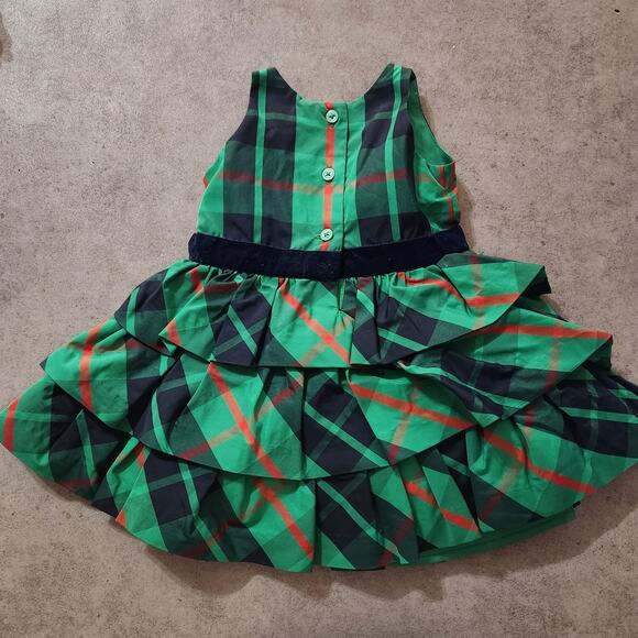 NWT Janie and Jack Size 3-6 Months Tiered Plaid Dress - Picture 6 of 11